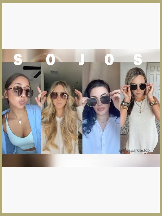 Metal Frame Retro Hexagon Sunglasses UV400 Protection main image 7